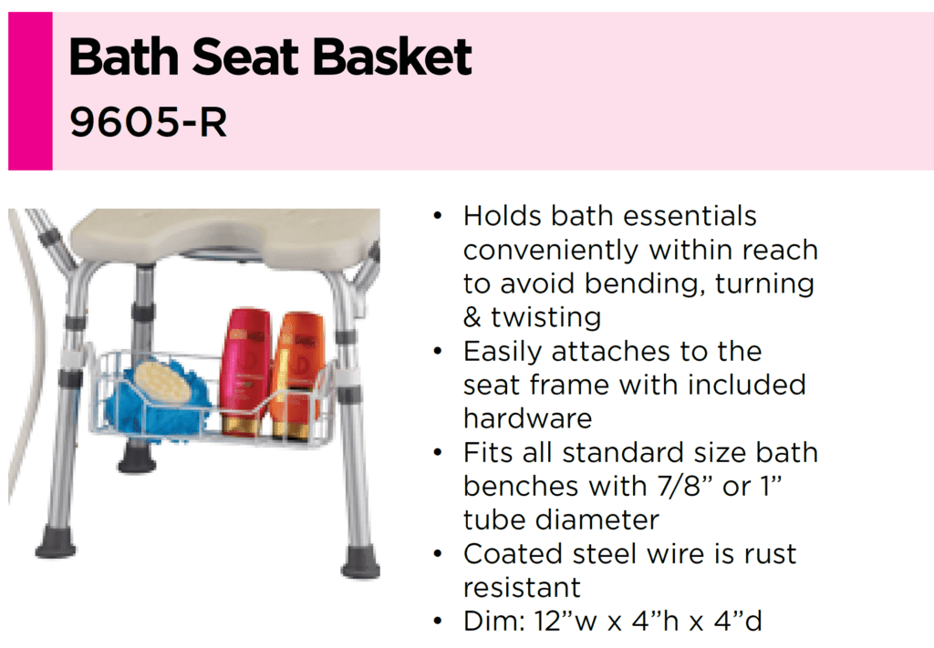 NOVA Bathroom Safety 3: Help Inc. - Everyone is relying on you. You can rely on us. Bath Seat Basket: Help Inc. - Everyone is relying on you. You can rely on us.